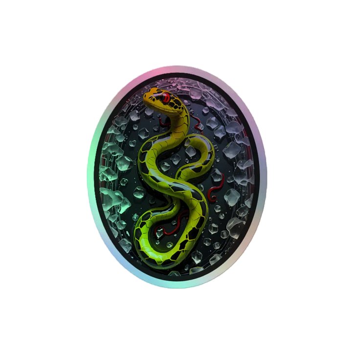 Mystic Serpent Holographic Sticker Sheet product image (2)