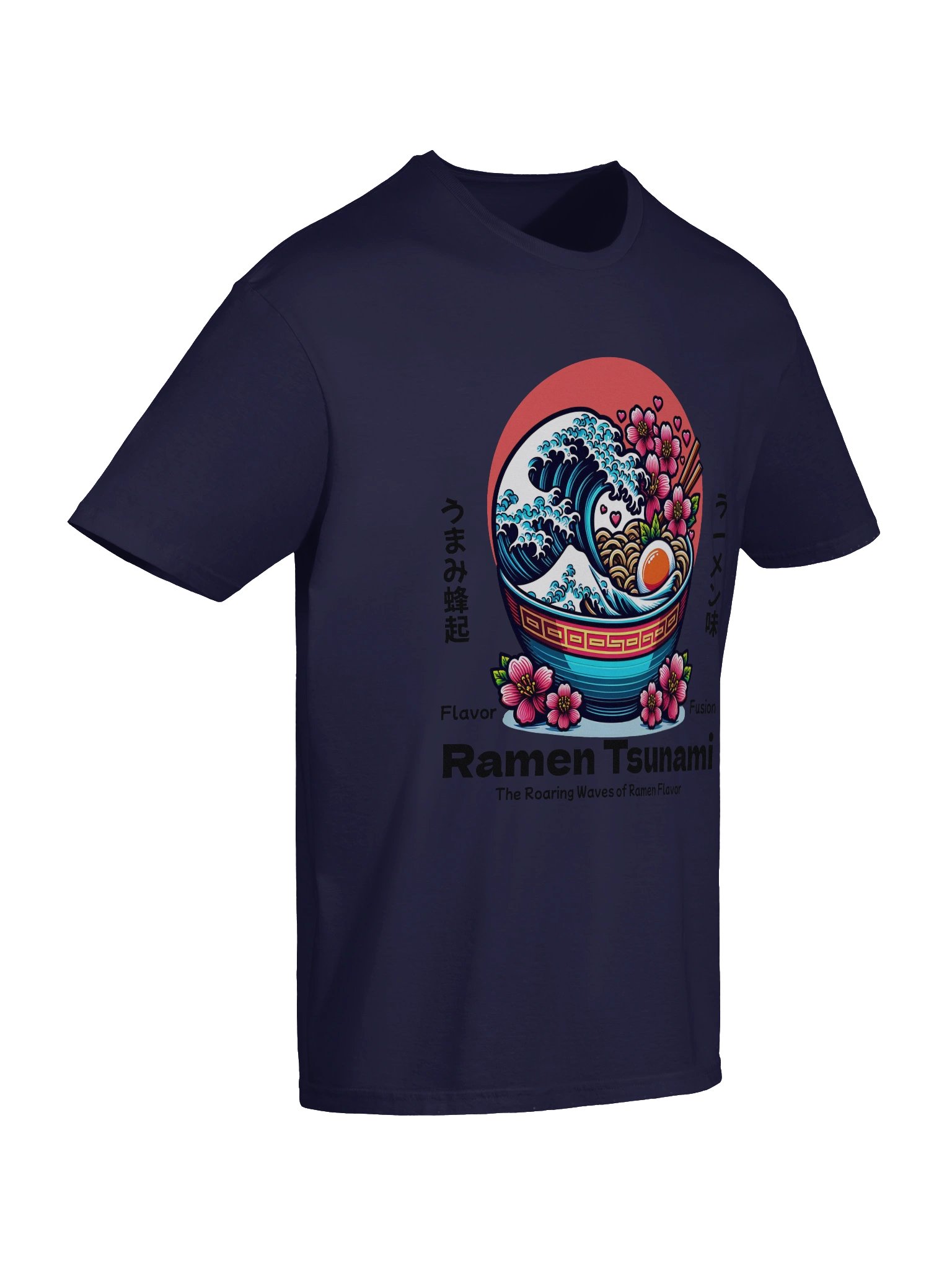 Ramen Tsunami Wave Bowl T-Shirt - Gildan Softstyle product image (7)