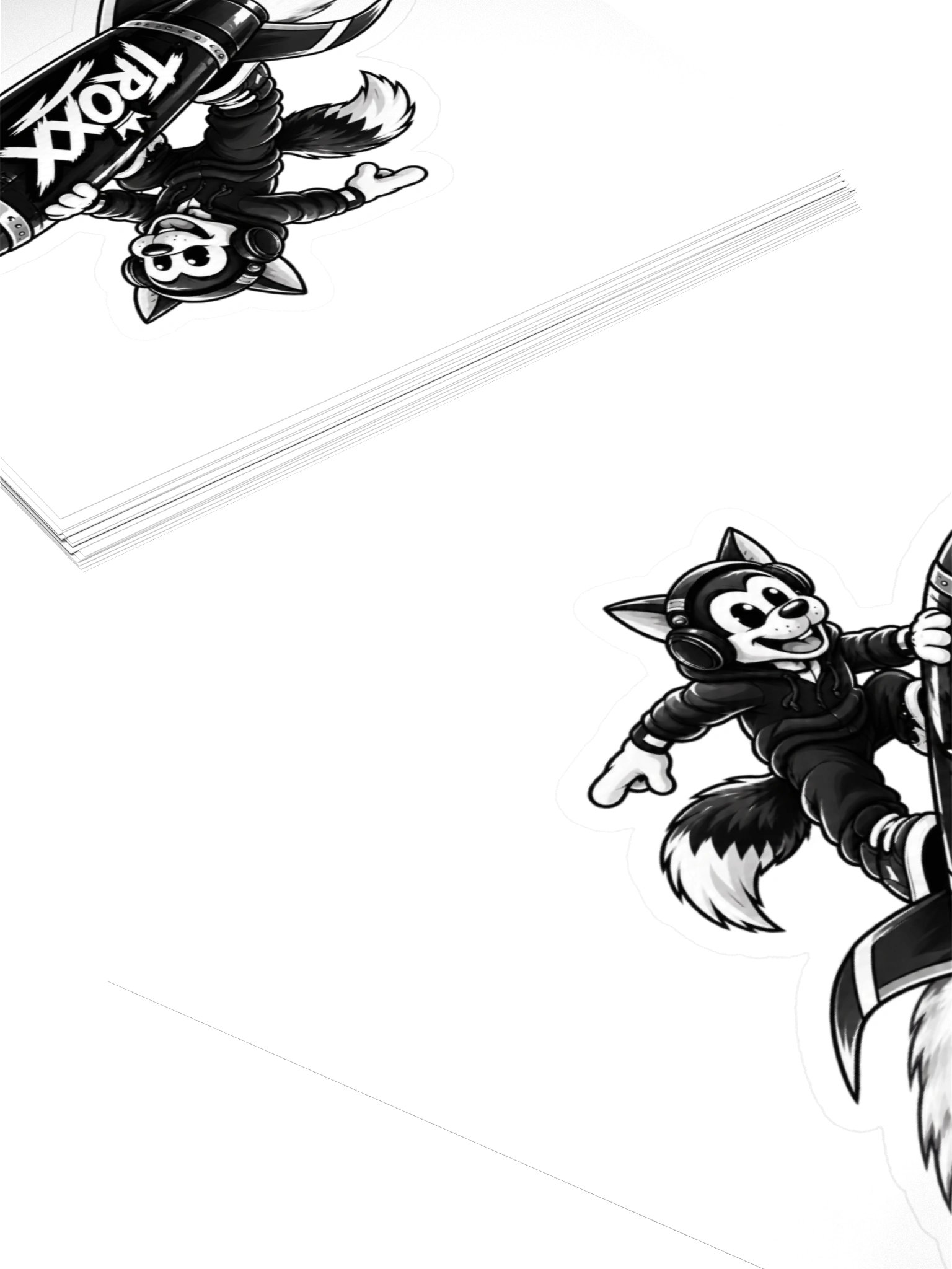 TROXX Rocket Fox Sticker product image (12)