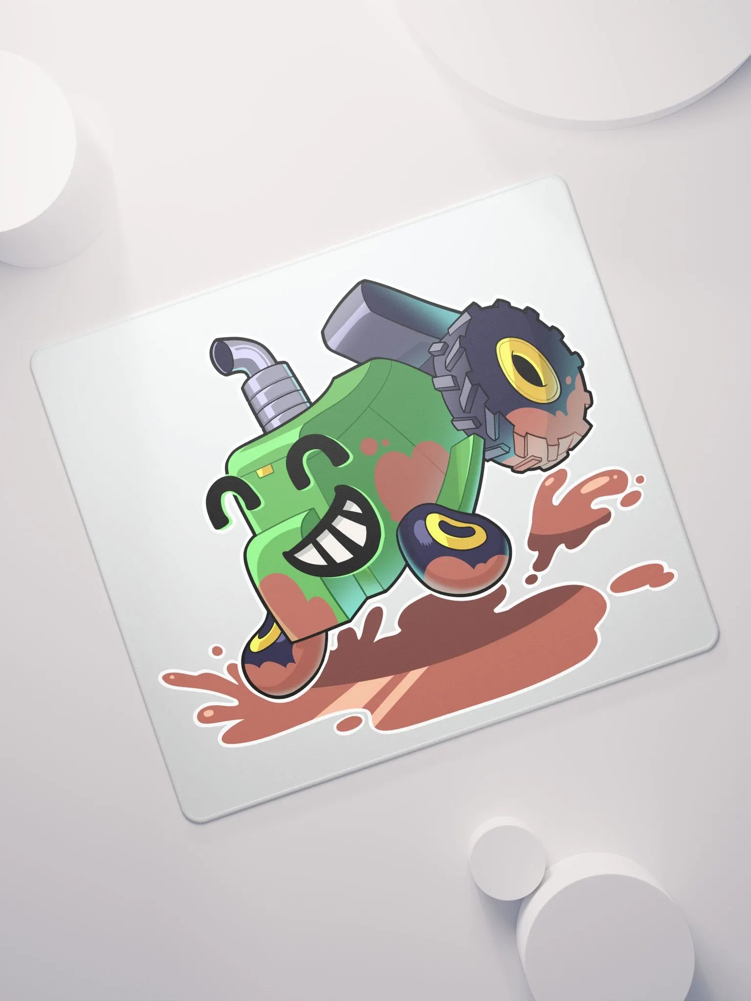 Tracty Playing in Mud - Gaming Mousepad product image (7)