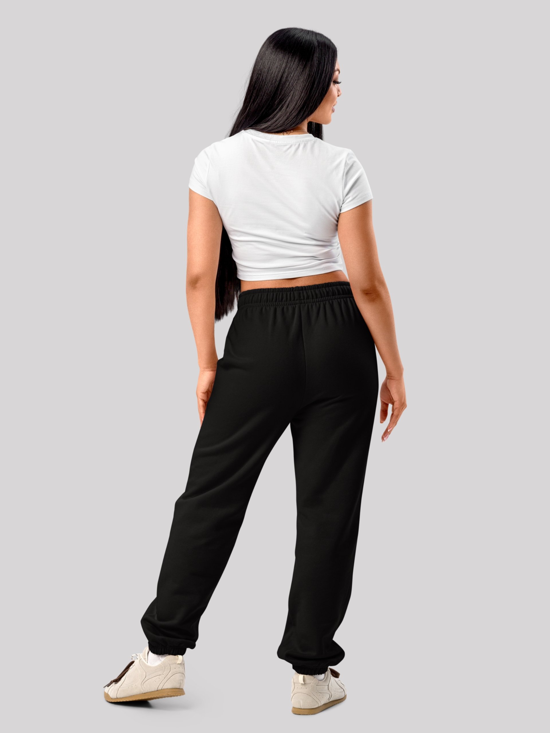 JOGGER NOIR UNISEXE EN COTON ÉPAIS – THE SHADOW CLUB product image (7)