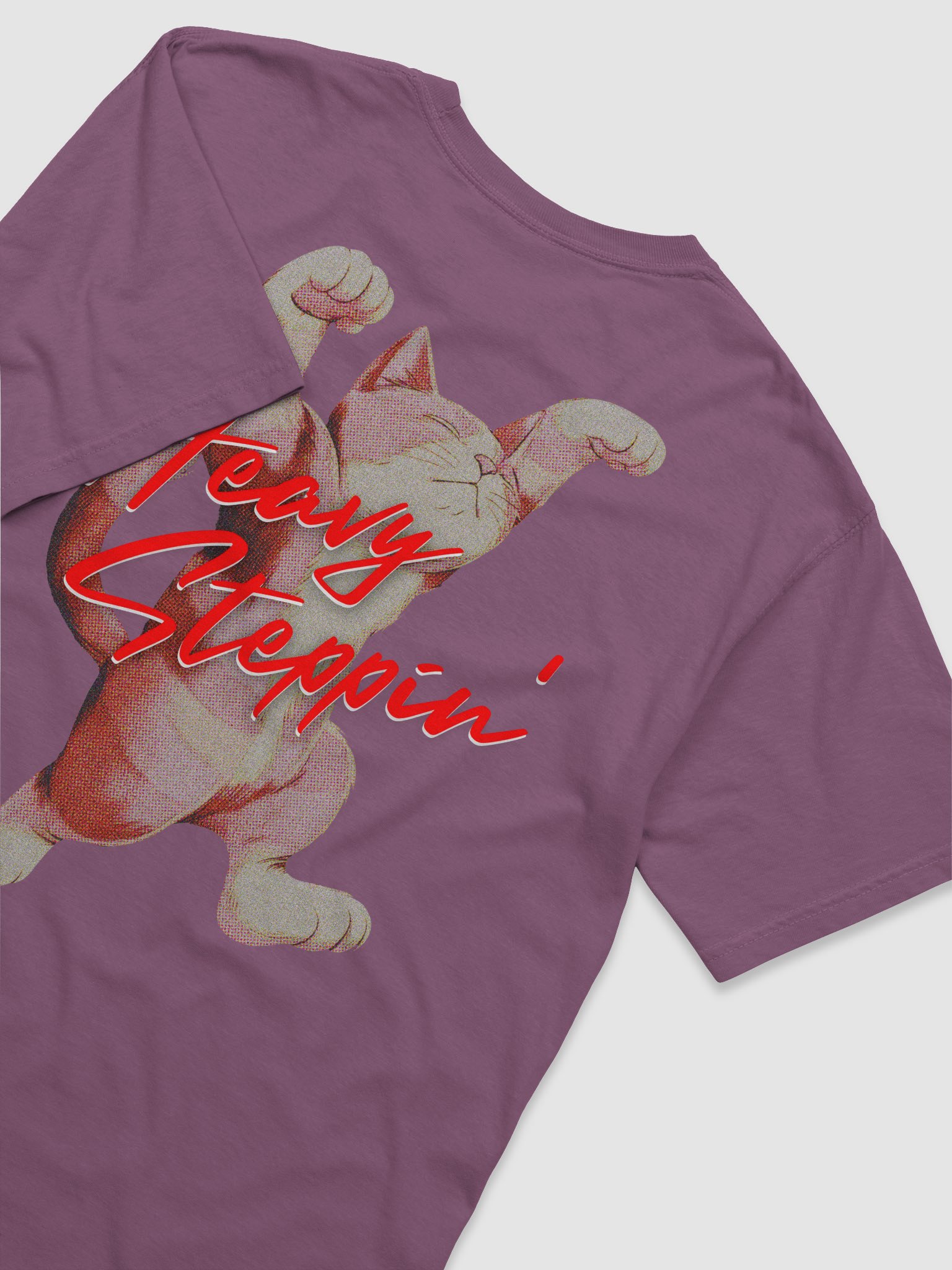 Heavy Steppin Cat T Shirt Kawaii Kitty product image (10)