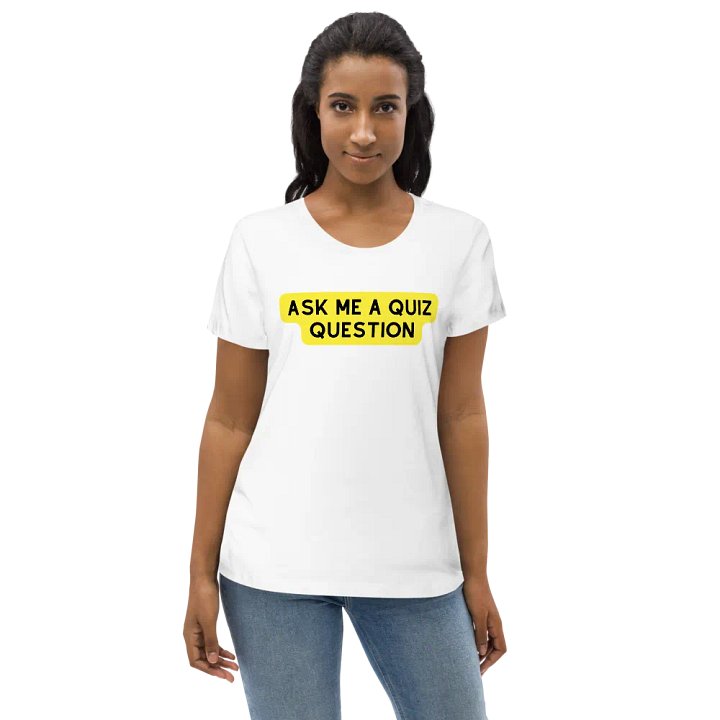 Quiz Question Fitted T-Shirt product image (15)