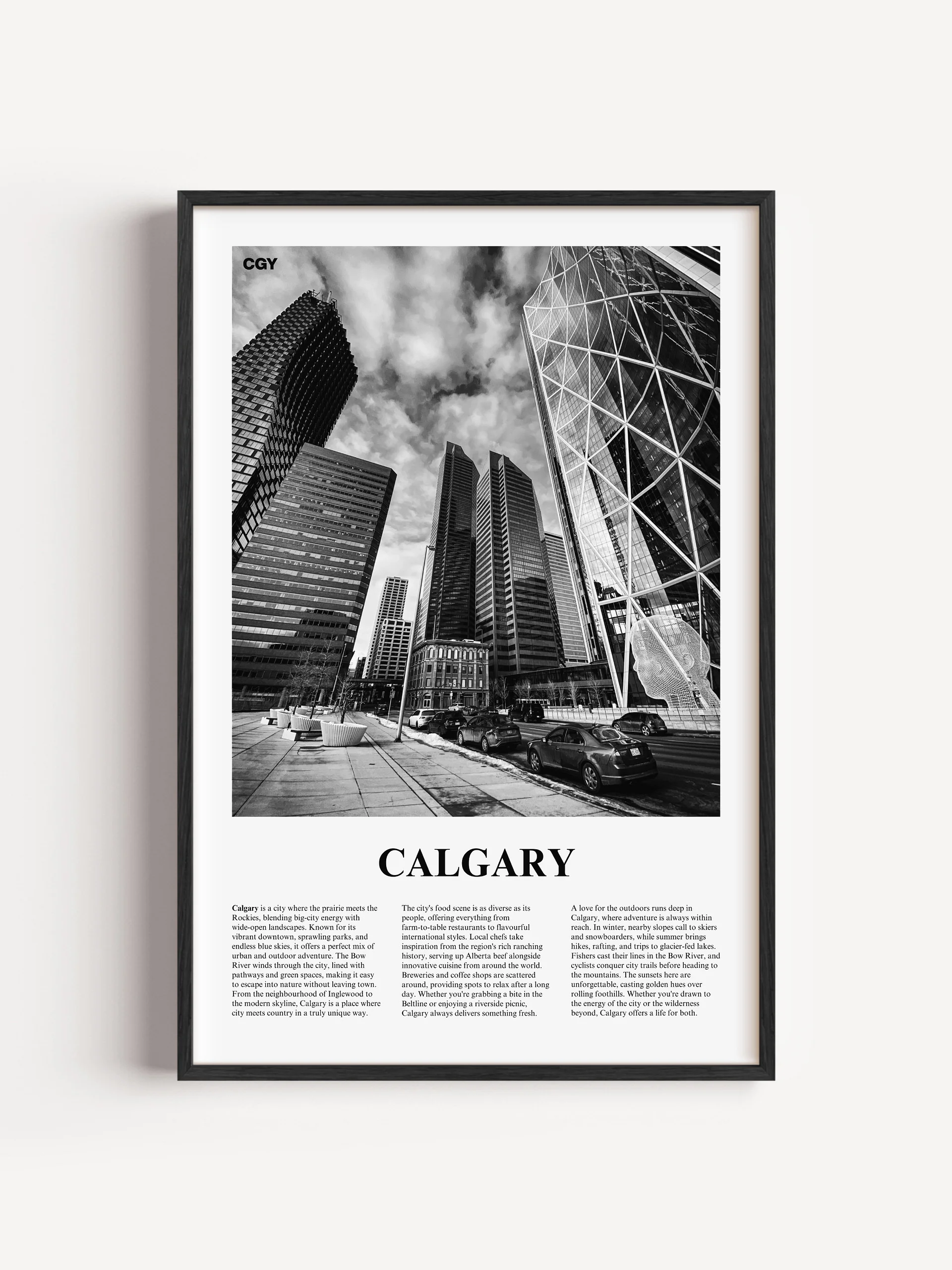 Calgary 02 Newspaper Poster | Framed product image (1)