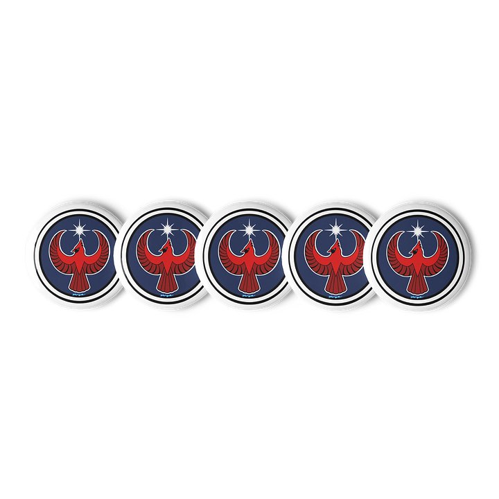 Northern Cardinal- Resistance. IL, IN, KY, NC, OH, VA, WV. (5-pack buttons) product image (1)
