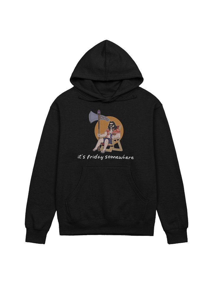 It's Friday Somewhere Hoodie (White Text) product image (15)