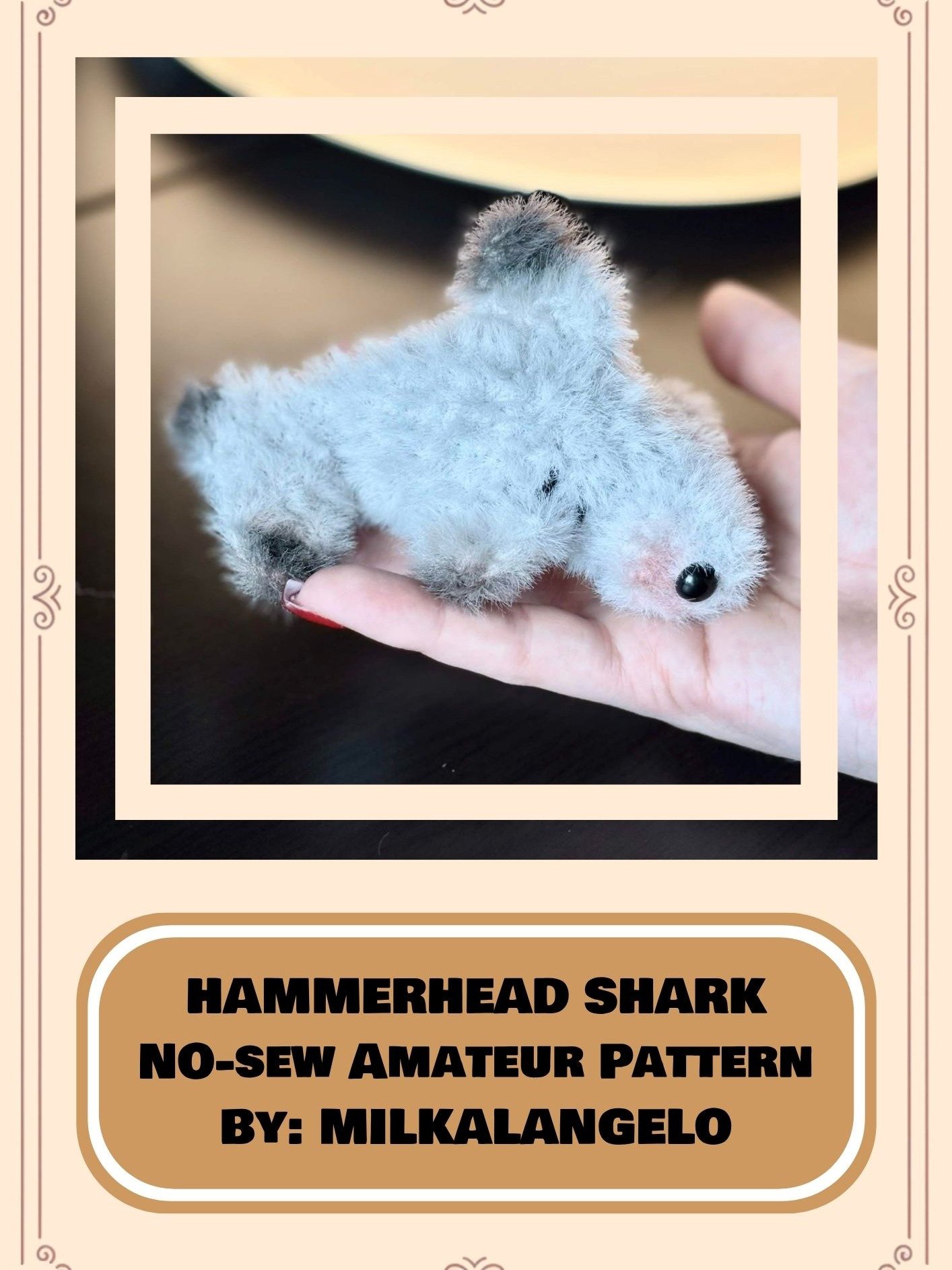 Hammerhead Shark No-Sew Crochet Pattern product image (2)