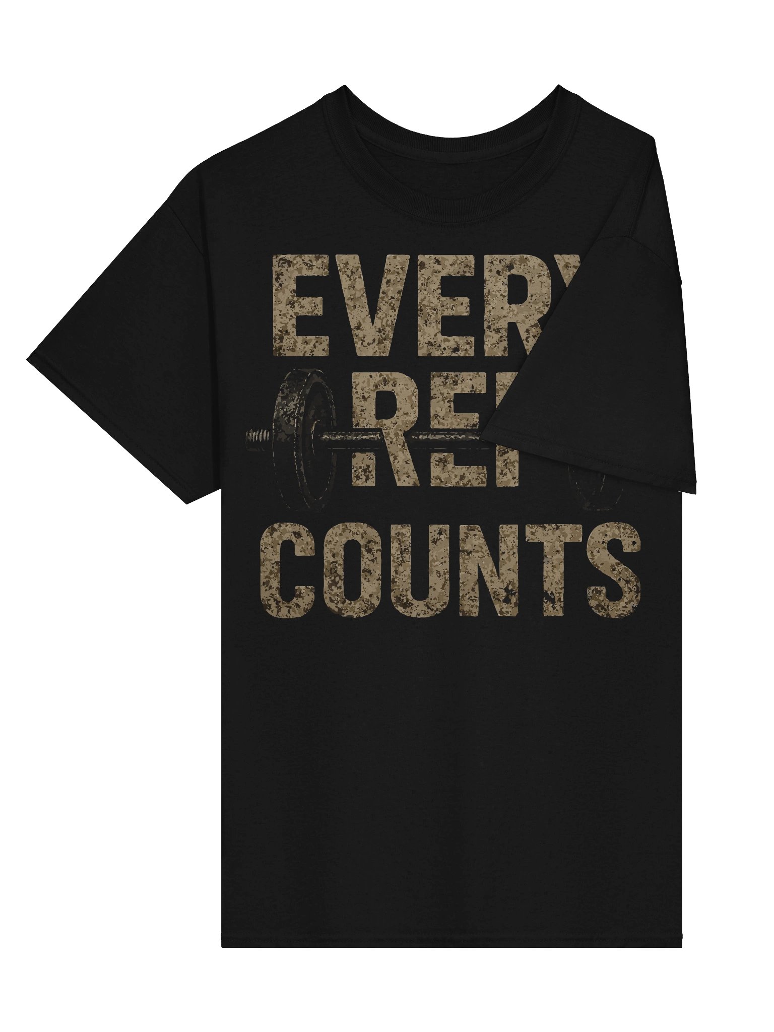 “Every Rep Counts” Motivational Gym T-Shirt product image (3)