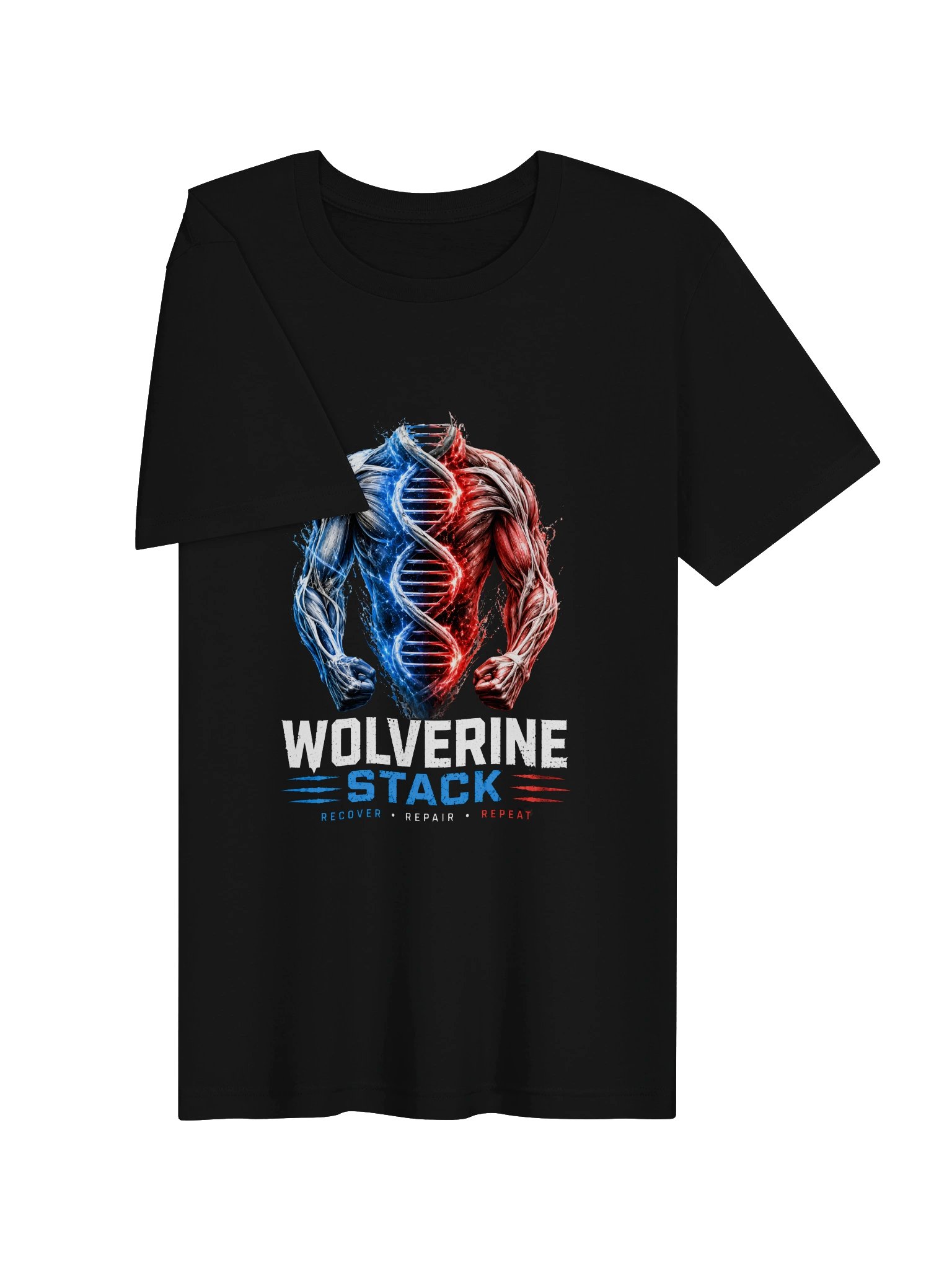 Wolverine Stack T-Shirt – BPC-157 & TB-500 Peptide Shirt product image (22)