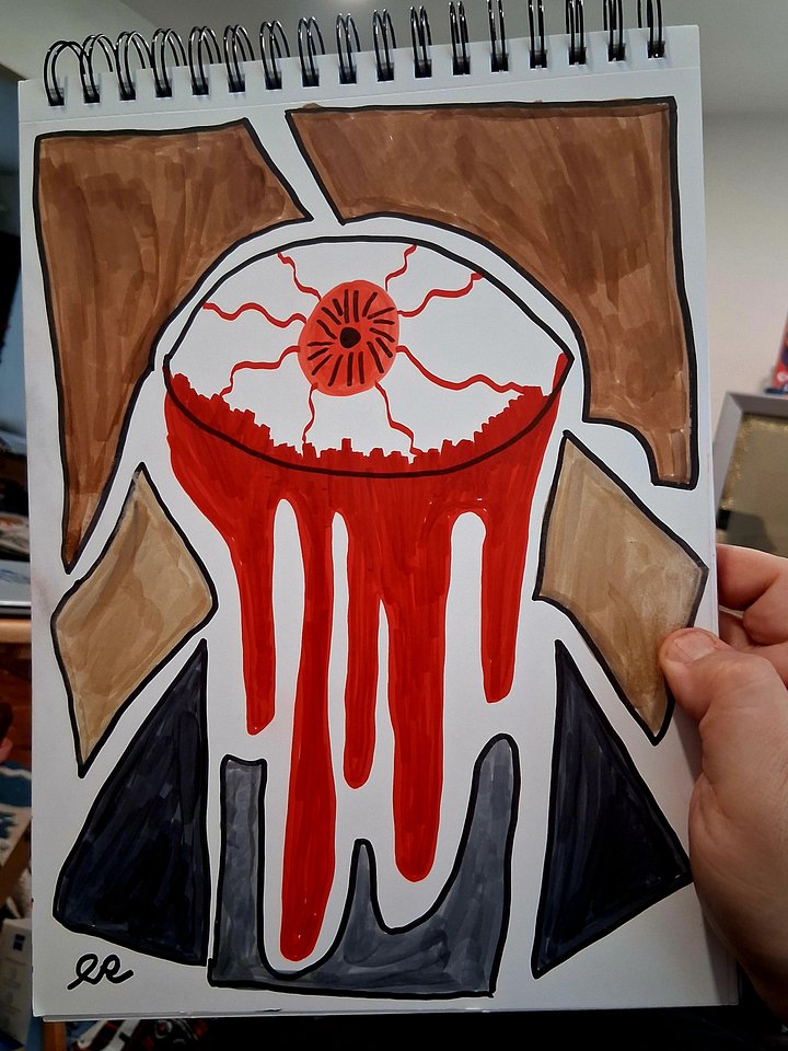 Eye of the Storm Original Drawing product image (1)