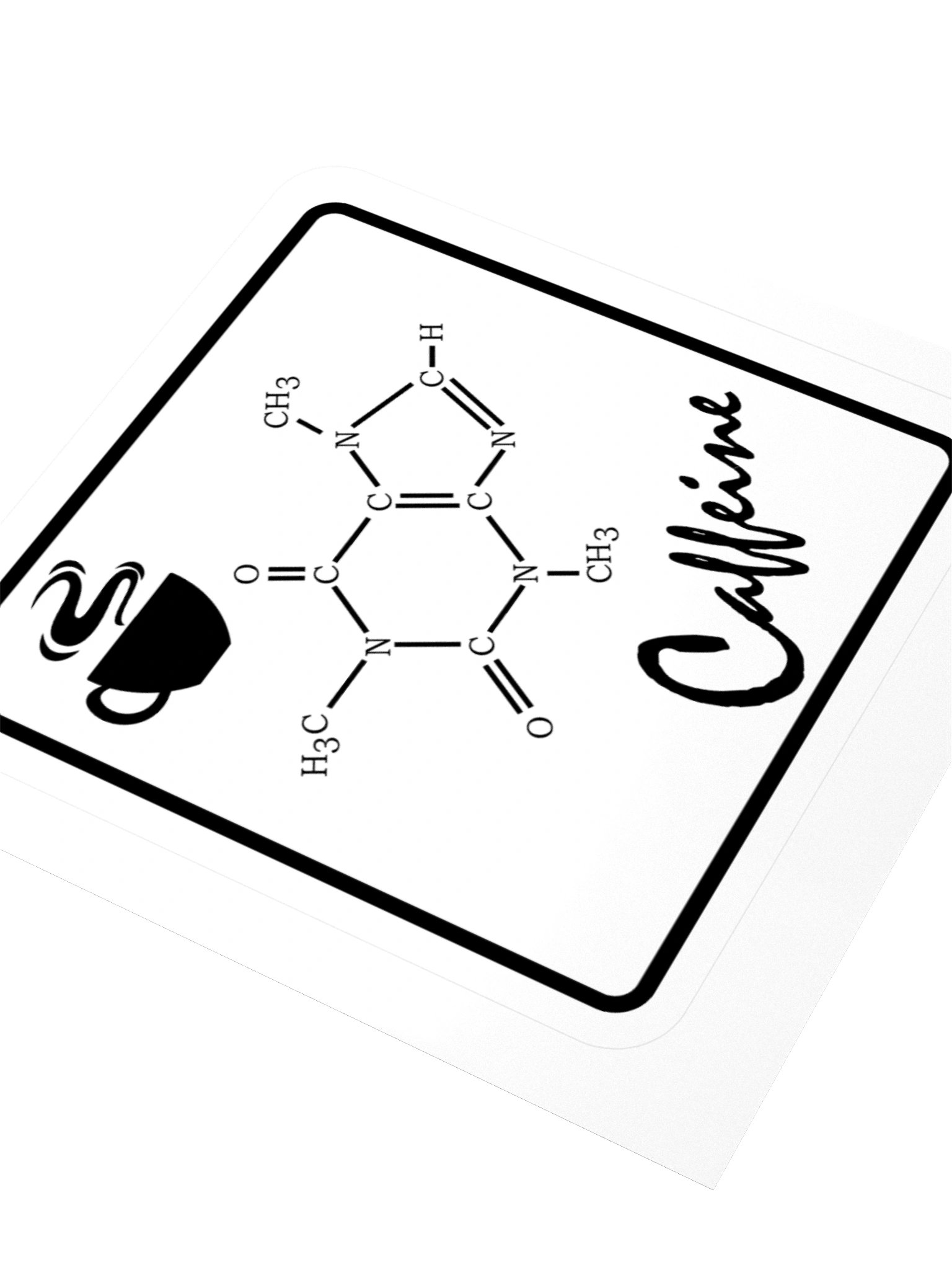 Caffeine Chemistry Kiss Cut Stickers product image (7)