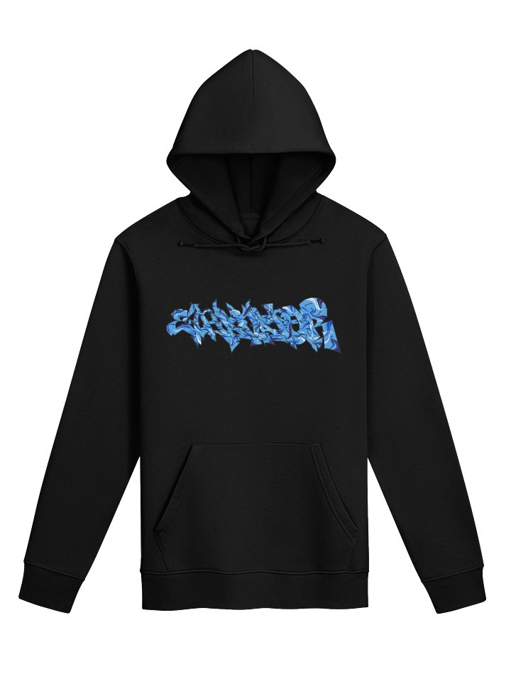 Blue Wave Graffiti Hoodie — Stanley/Stella Unisex Eco Hoodie product image (1)