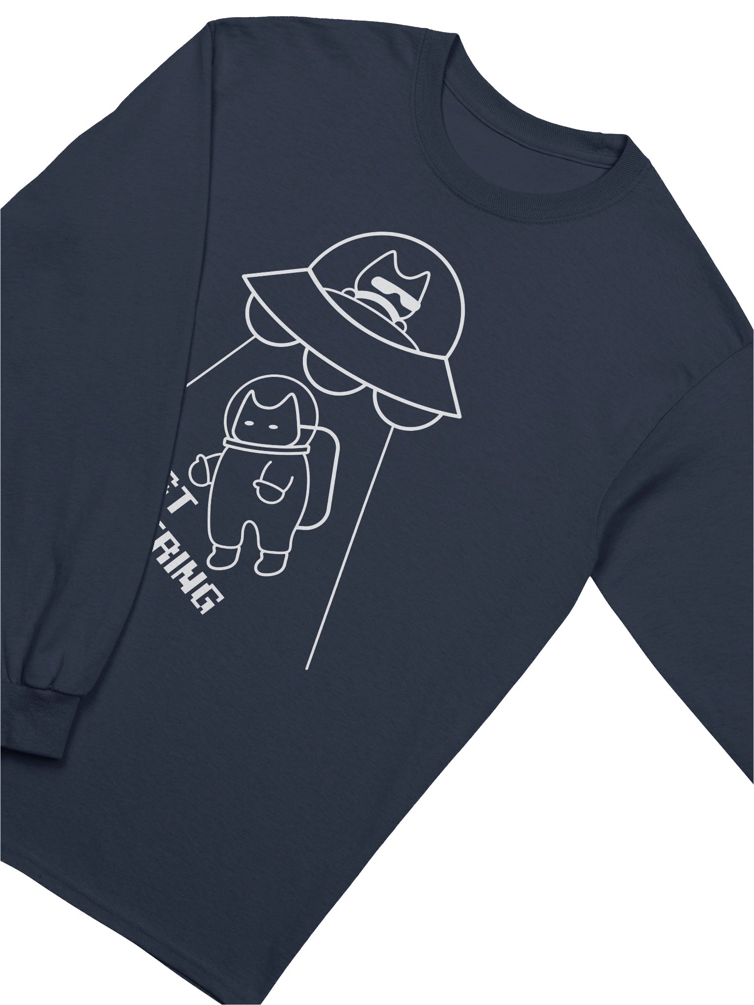 Astronaut Abduction - Unisex Adult Long Sleeve T-shirt product image (3)