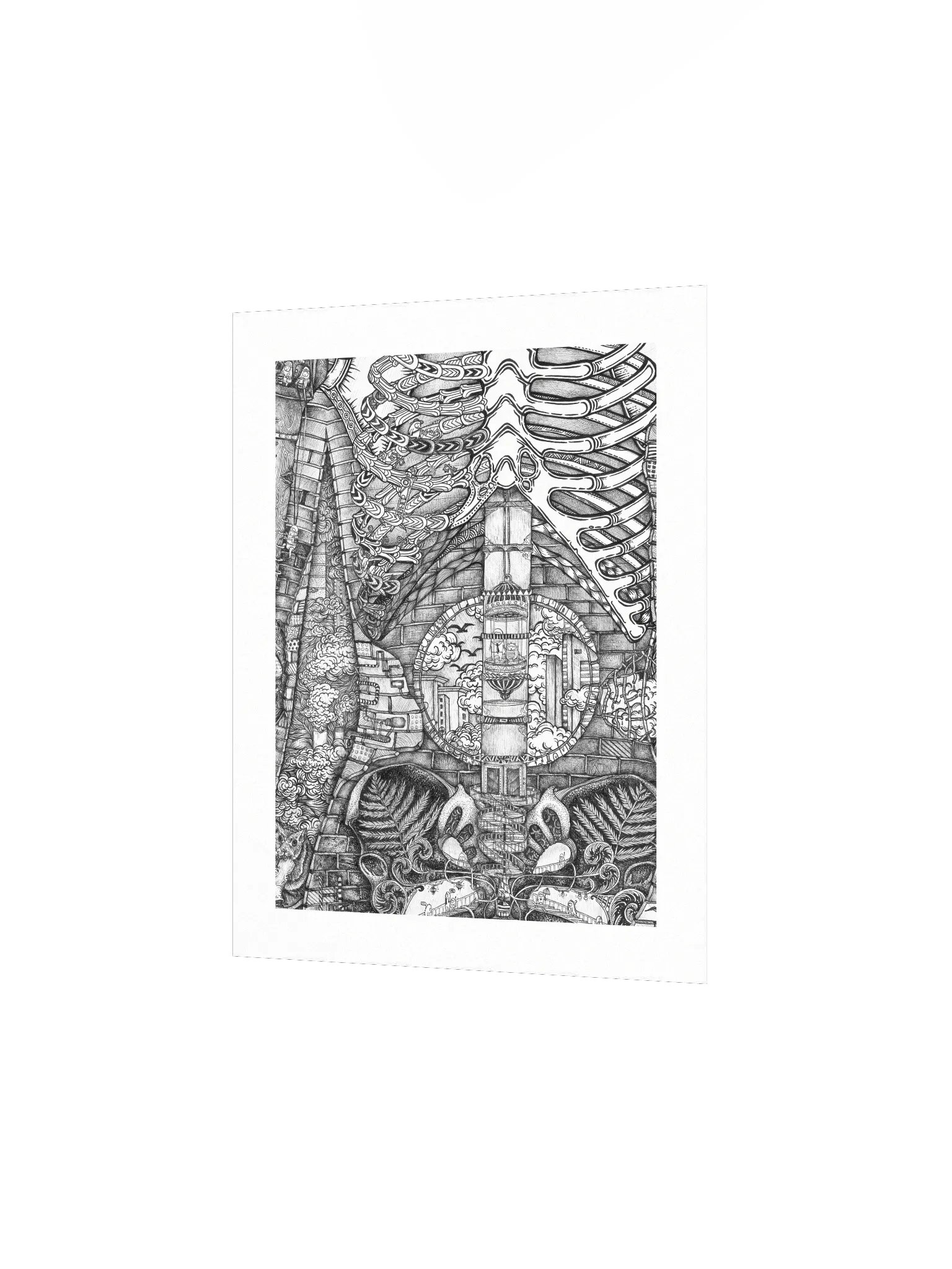 Skeleton - Original Art Print product image (3)