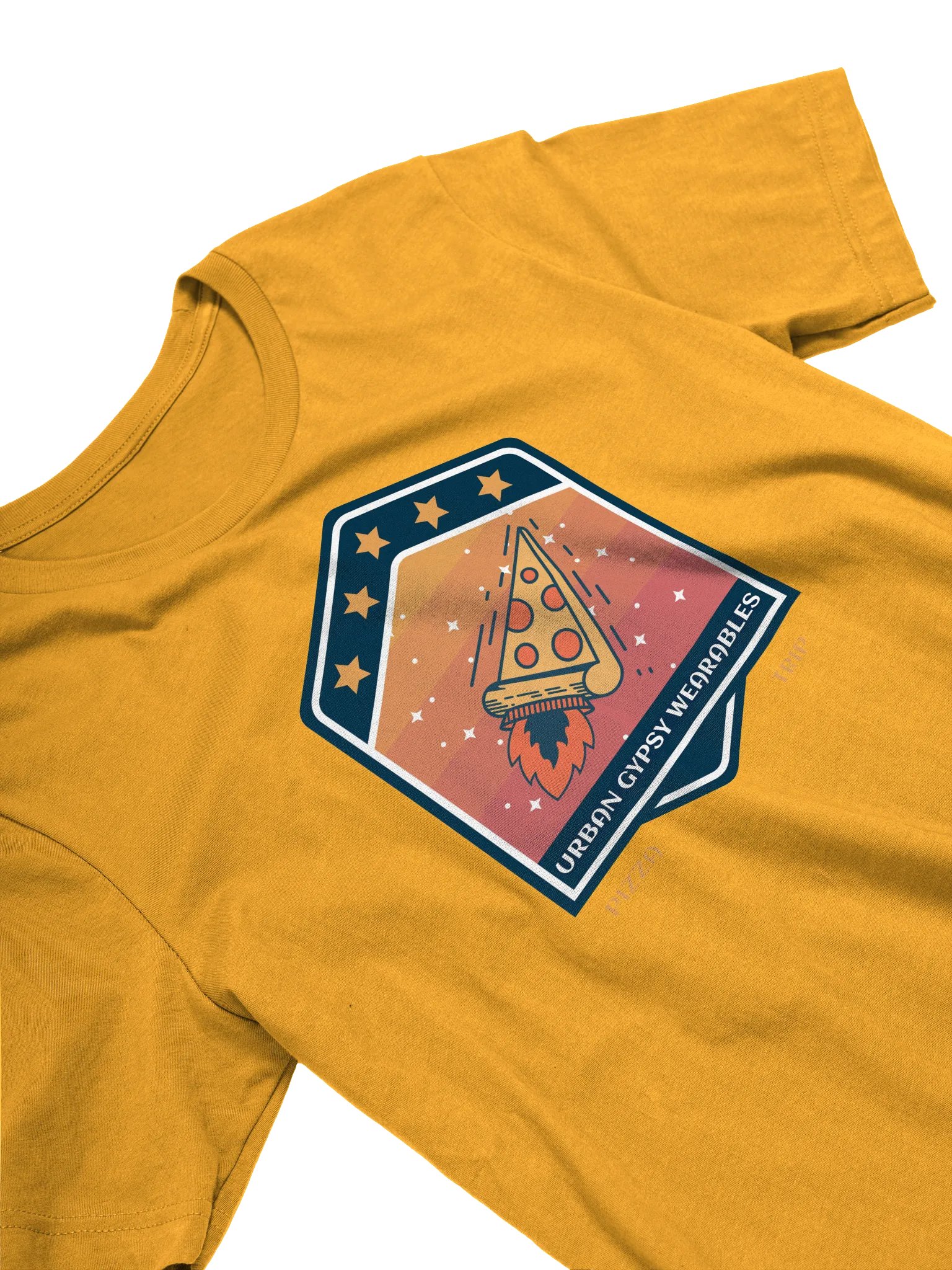 Pizza Rocket Vintage T-Shirt product image (2)