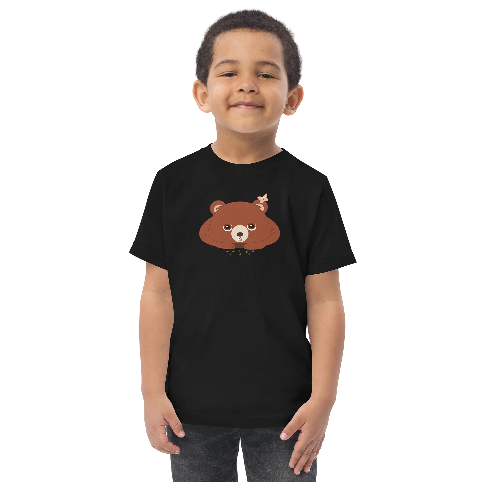 Spring Friends Beaver Toddler Jersey T-Shirt product image (1)