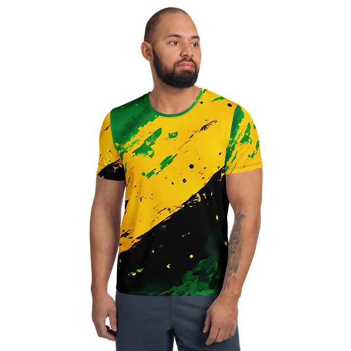 Vintage Jamaica Sport Print - CaribbeanApples | Athletic T-Shirt product image (1)