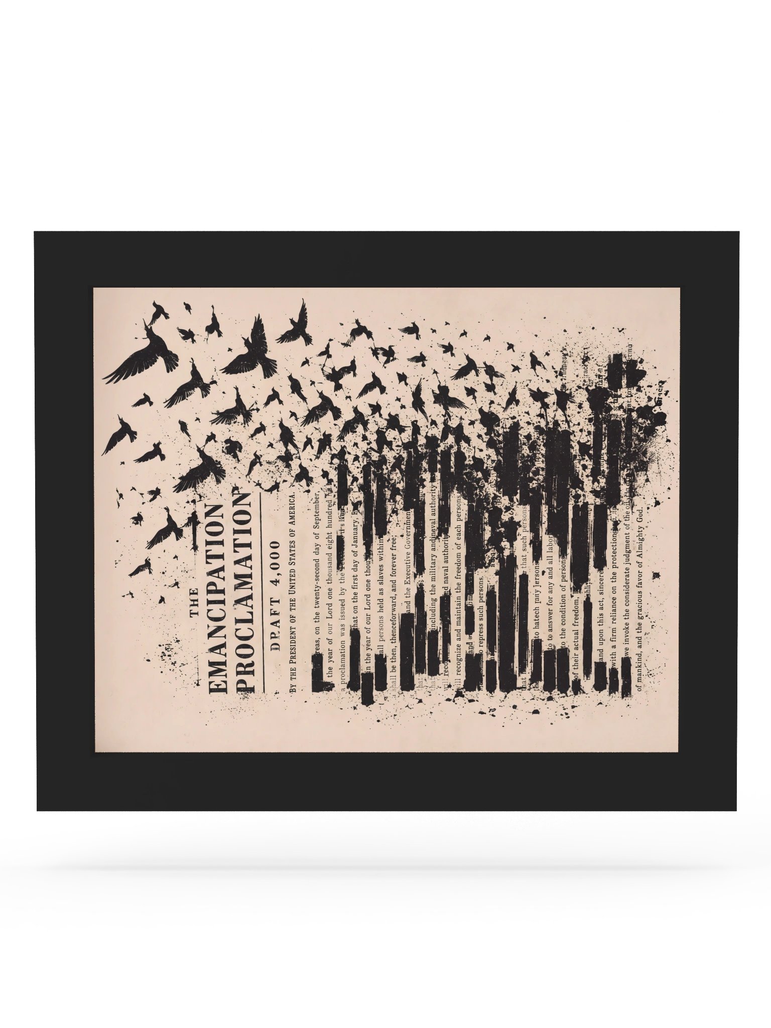 Emancipation Proclamation Distressed Art Print product image (8)