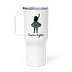 Ovarian Cancer - Fearless Fighter Travel Mug with Handle