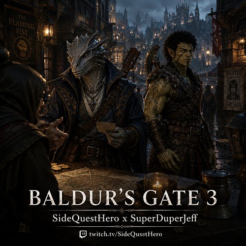 Back in Baldur’s Gate 3 tonight with @superduperjeffttv!

Still our first-ever playthrough… which means we’re still learning,...