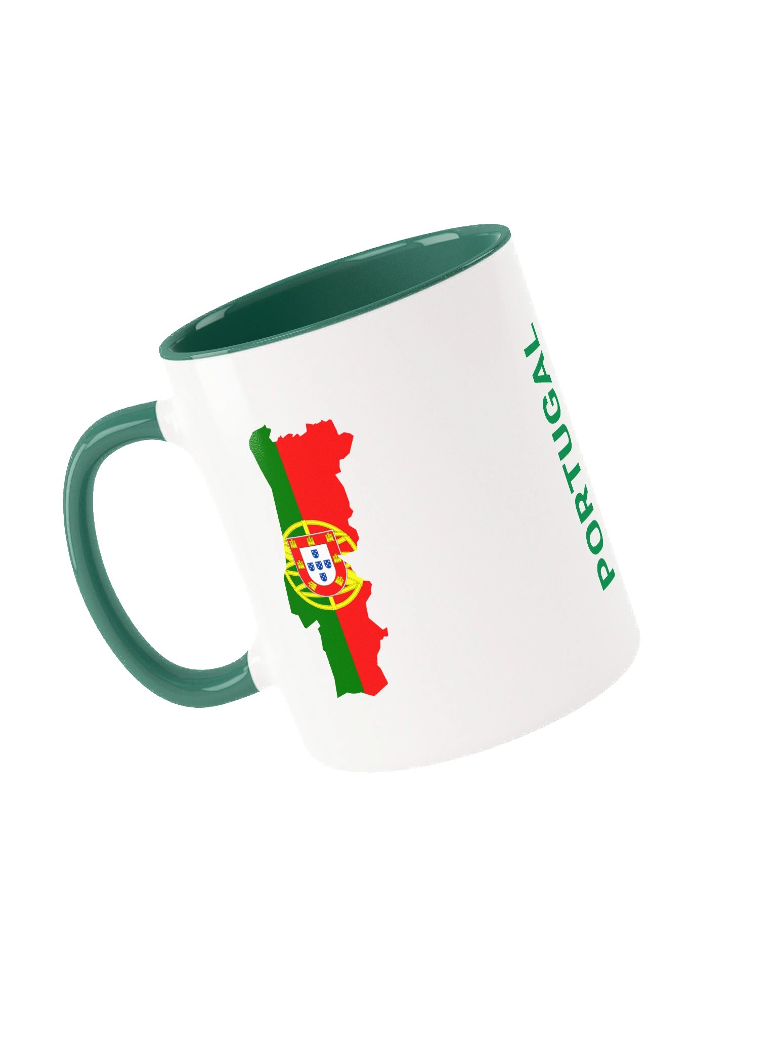 Portugal 2026 World Cup Flag Mug - Portugal Soccer Fan Coffee Cup - Premium Two-Tone Ceramic Mug product image (3)