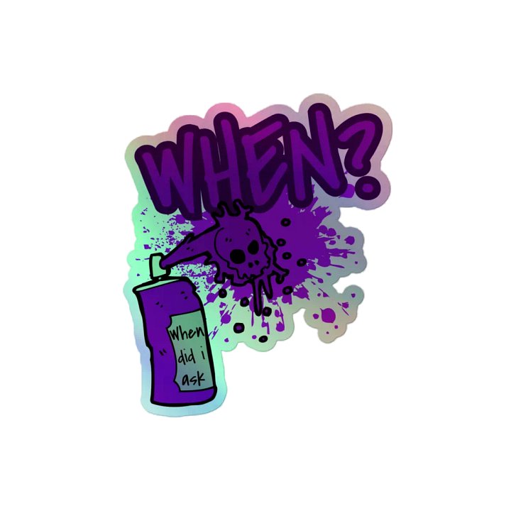 Holographic sticker product image (2)