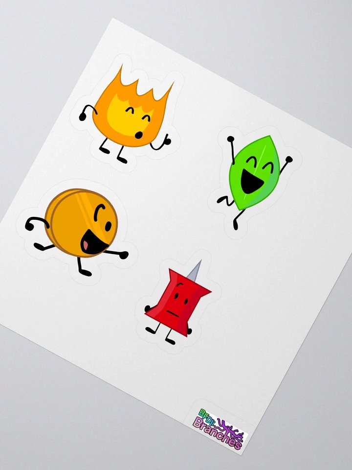 Copy of BFDI BRANCHES STICKERS product image (2)