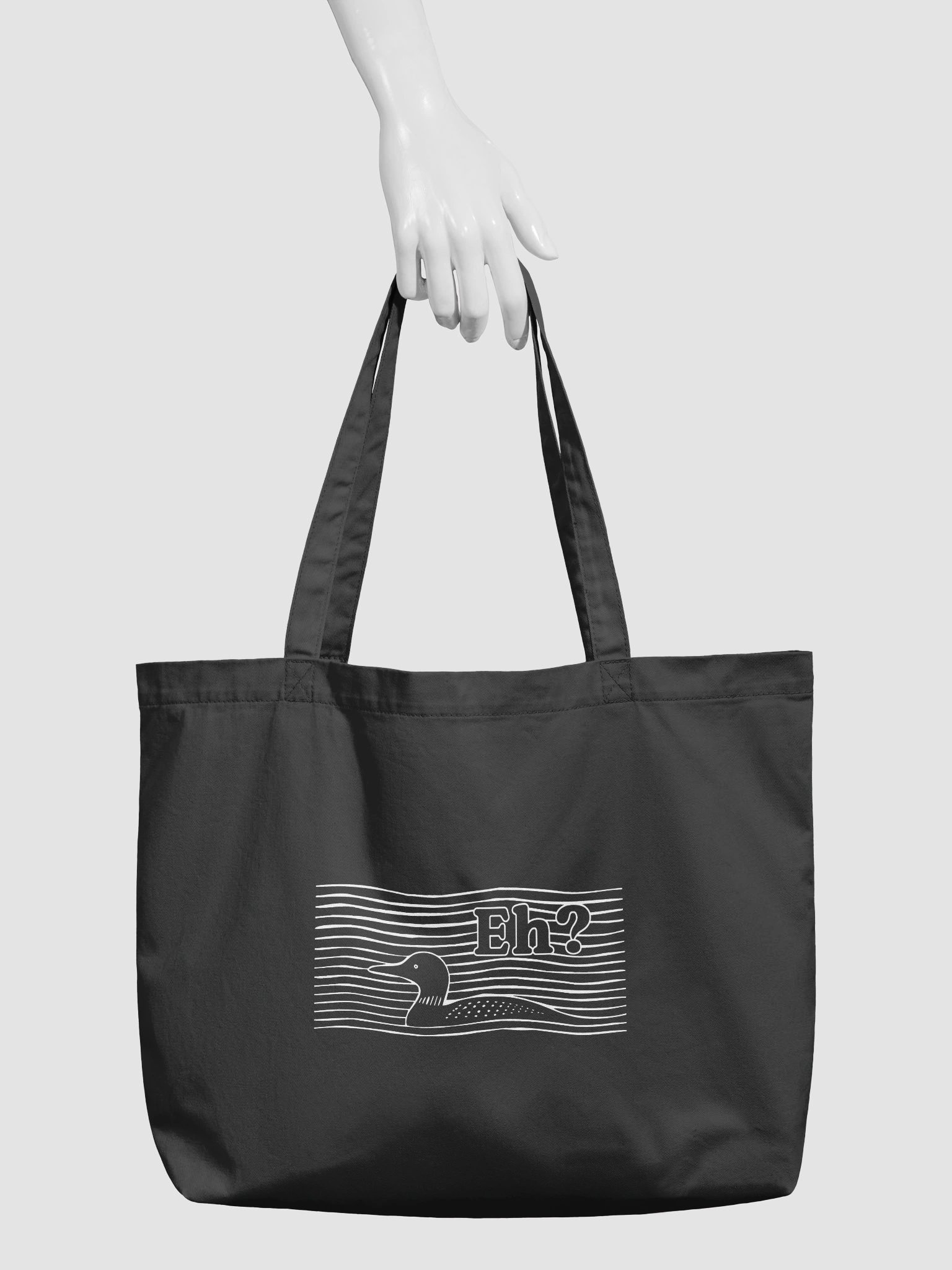 Eh? Loon Embroidered Tote Bag product image (3)