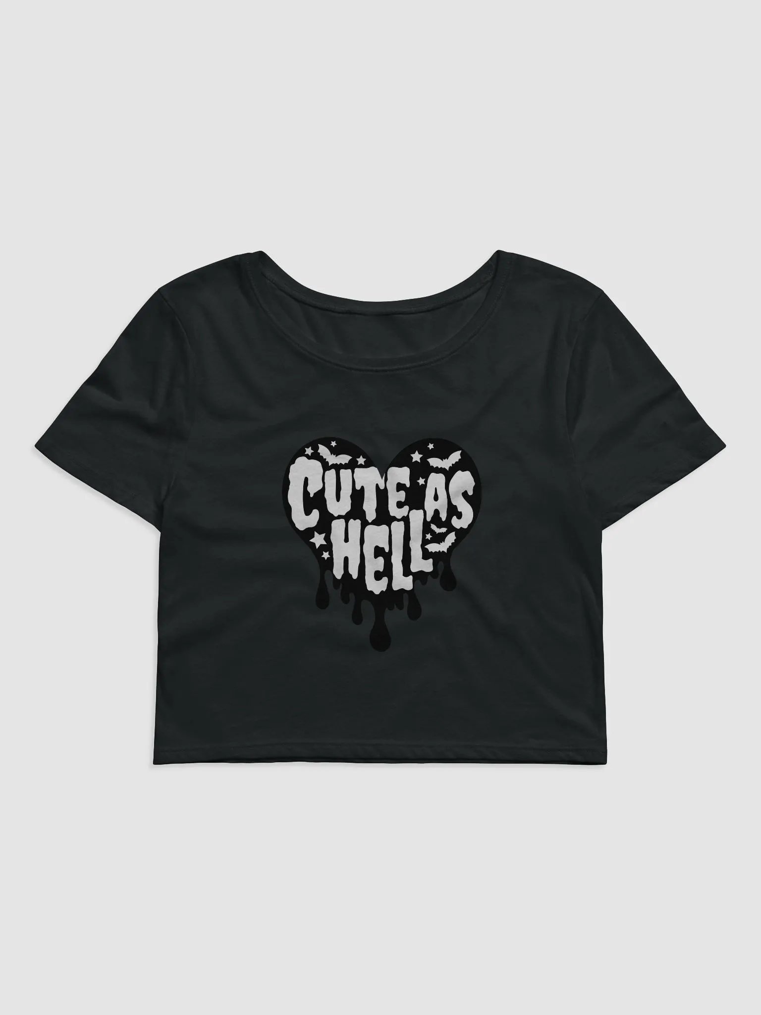 Cute as Hell Crop Tee product image (2)