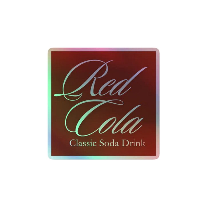 Red's Cola Kiss-Cut | Holographic Sticker Sheet product image (2)