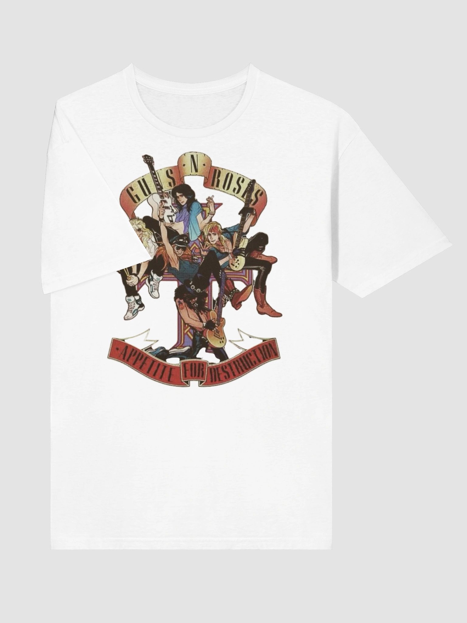 Guns N’ Roses Appetite for Destruction T-Shirt | Iconic Band Illustration Graphic | 80s Sunset Strip Rock product image (3)