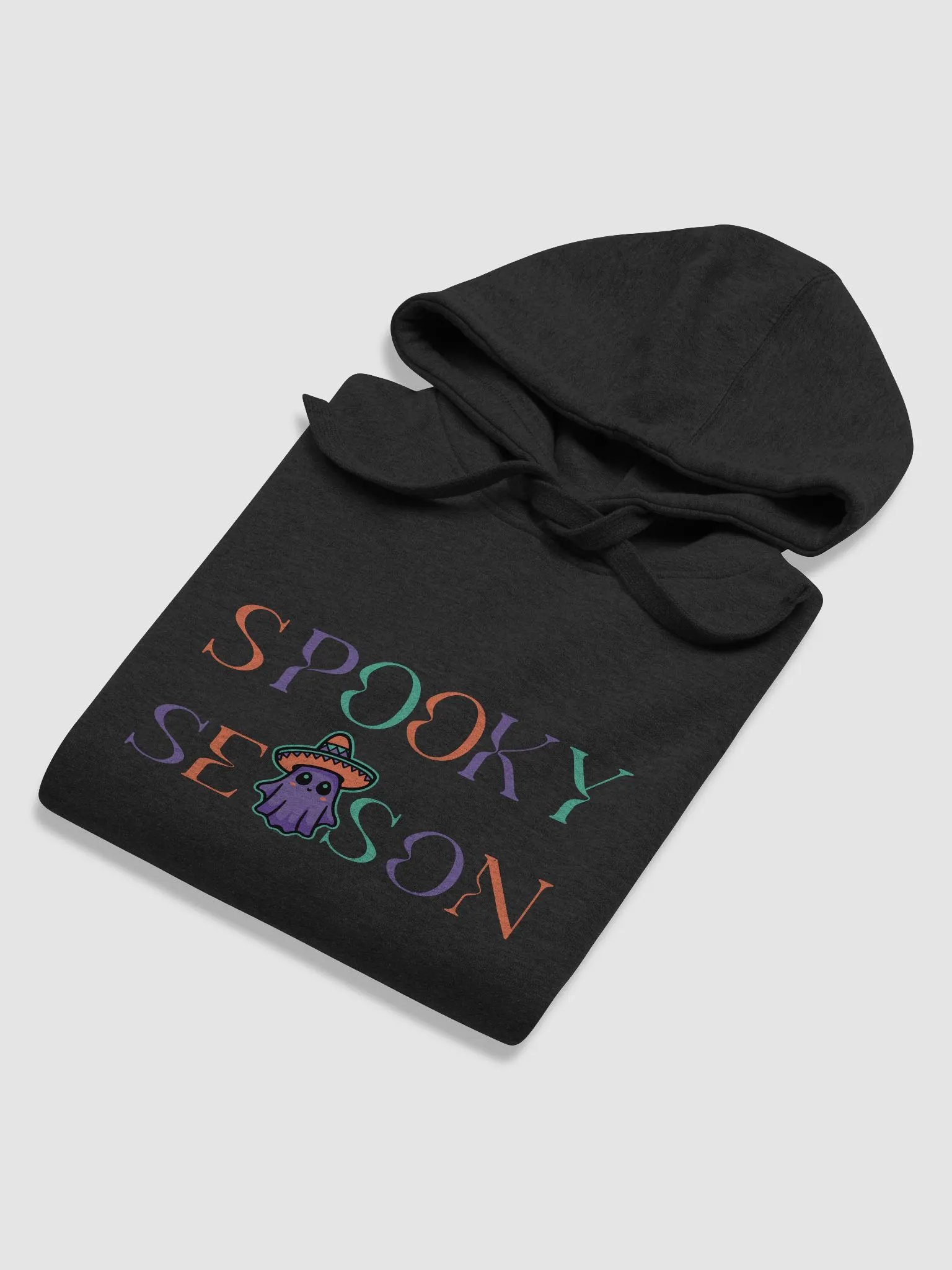 Spooky Season Sombrero Ghost Colorful Premium Hoodie product image (2)