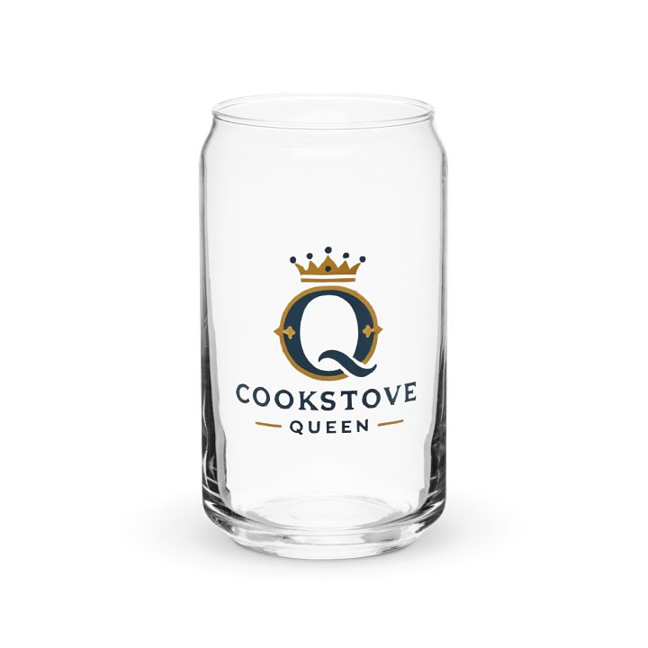 Cookstove Queen Glass Travel Cup with Bamboo Lid and Metal Straw product image (1)