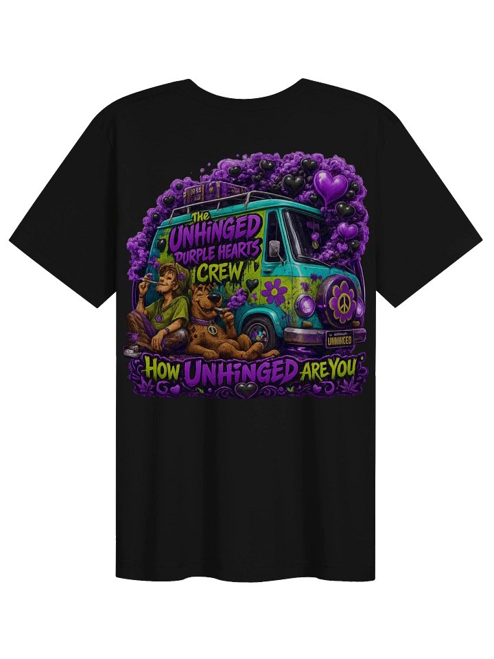 The Unhinged Purple Hearts Crew Tee product image (5)