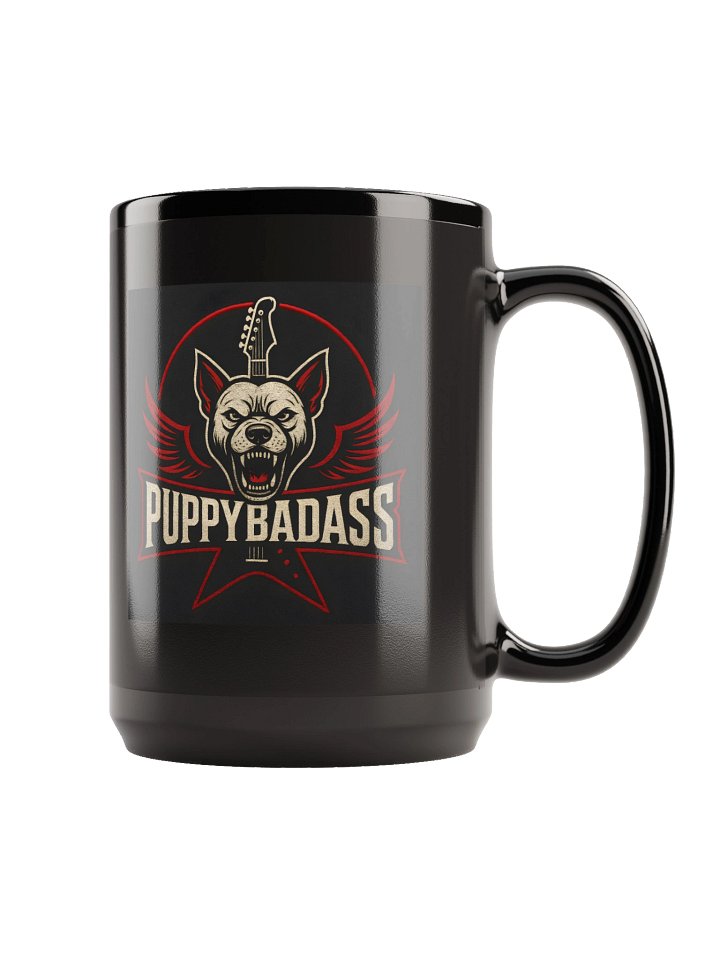 PUPPYBADASS Guitar Winged Bulldog Mug product image (1)