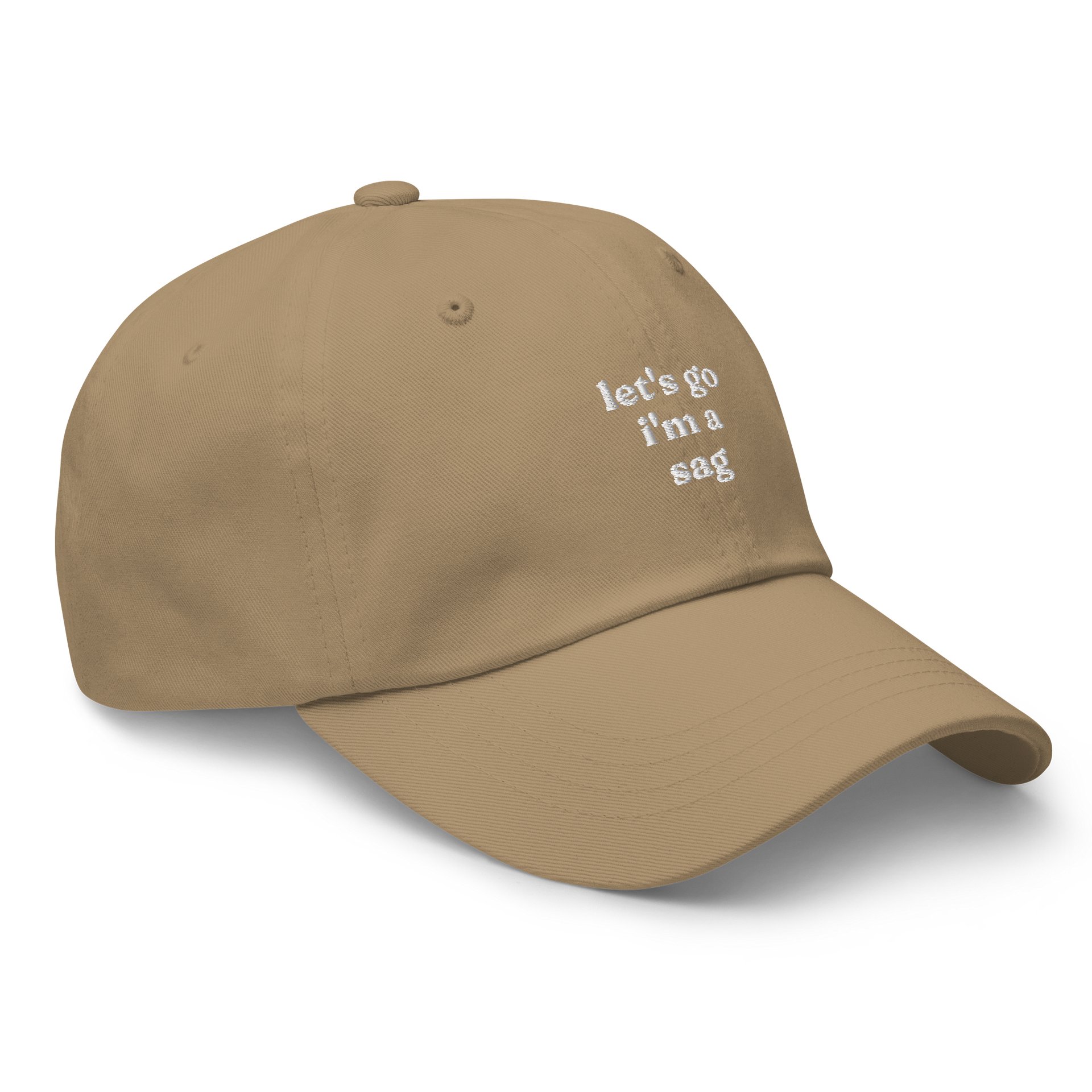let's go sag embroidered cap product image (24)