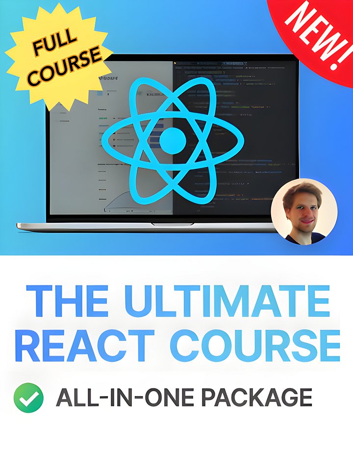 ⚛️ The Ultimate React Course 2025: React, Next.js, Redux & More 🚀 product image (1)