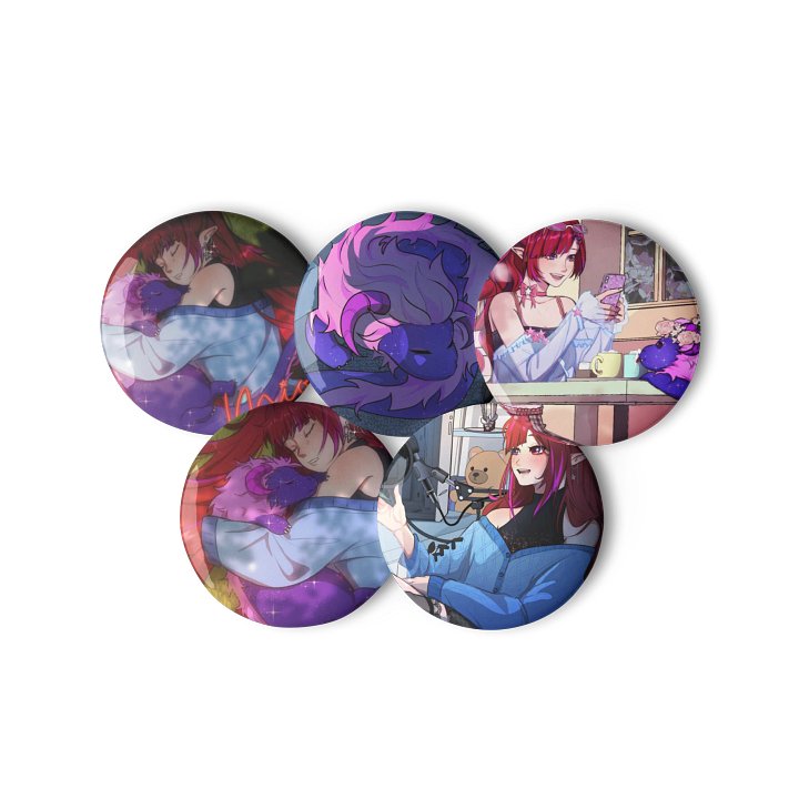 Shurui Mio - Pin Buttons Set product image (3)
