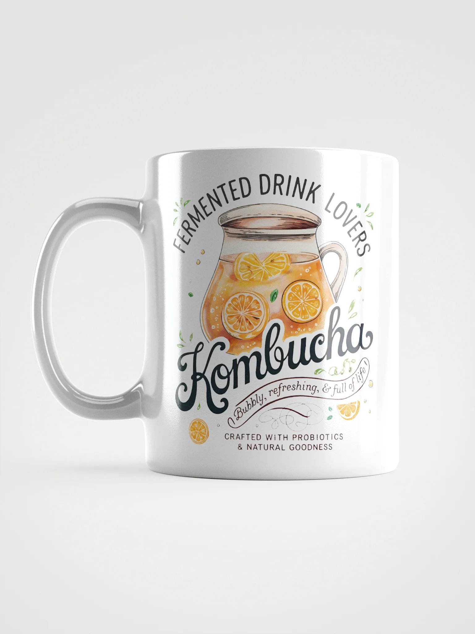 Fermented Drink Lovers White Glossy Mug product image (17)
