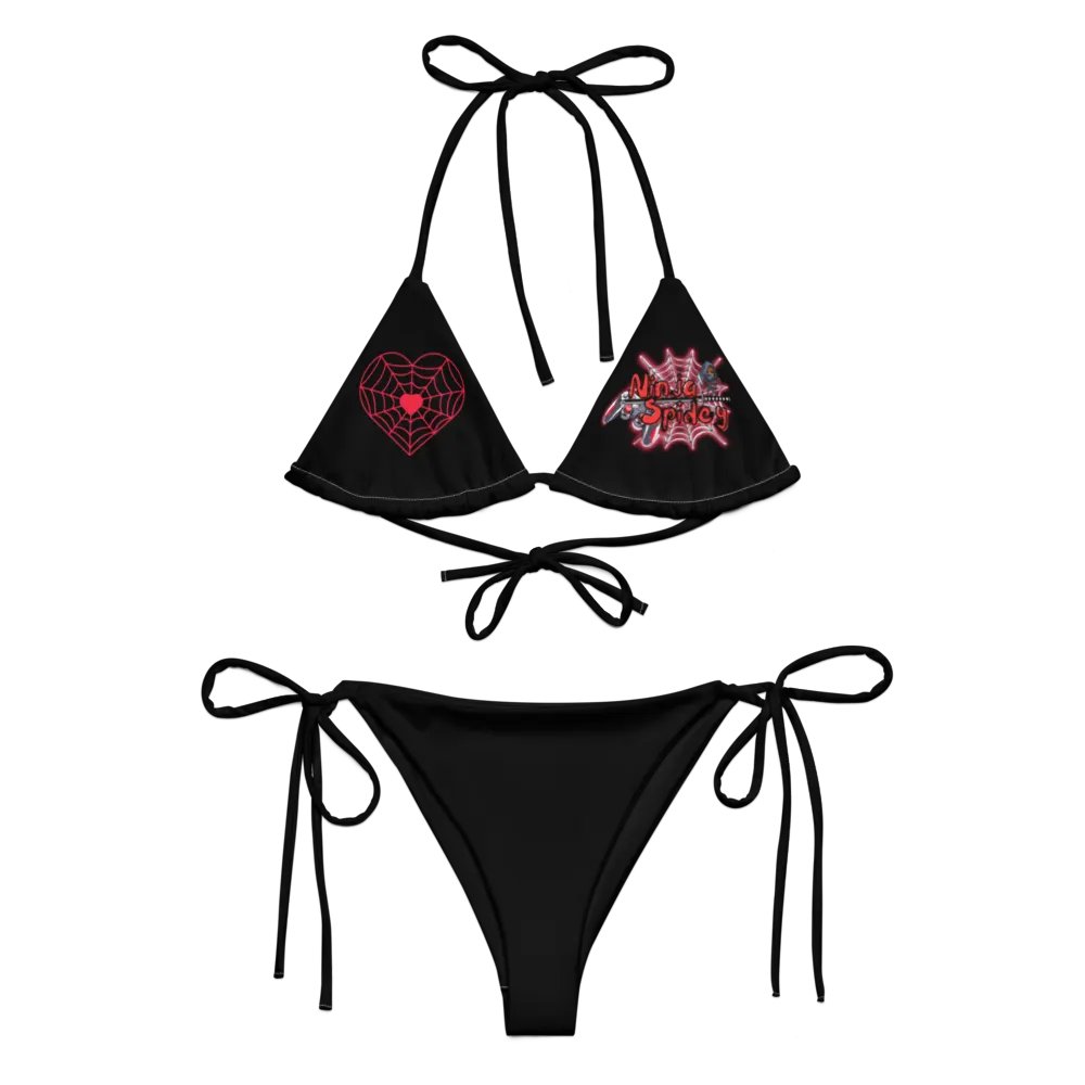 NinjaSpidey Black String Bikini product image (1)
