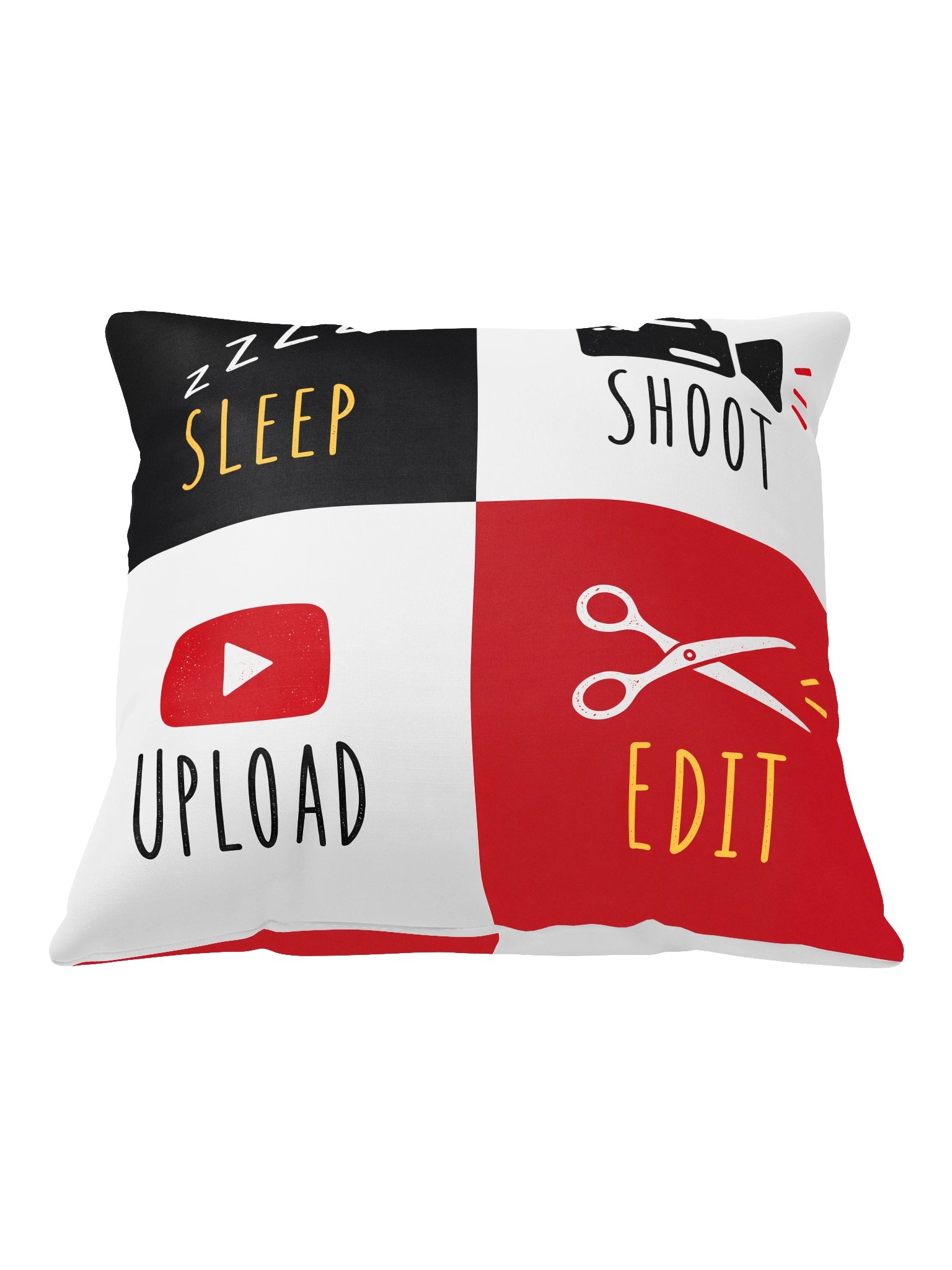 Sleep, Shoot, Upload, Edit Pillow product image (3)
