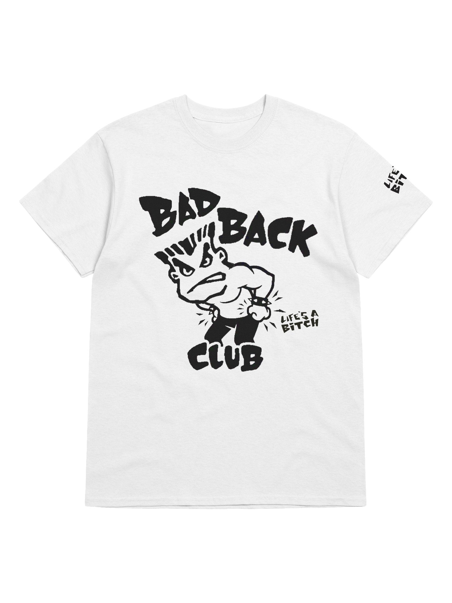 Bad Back Club - White T Shirt product image (5)