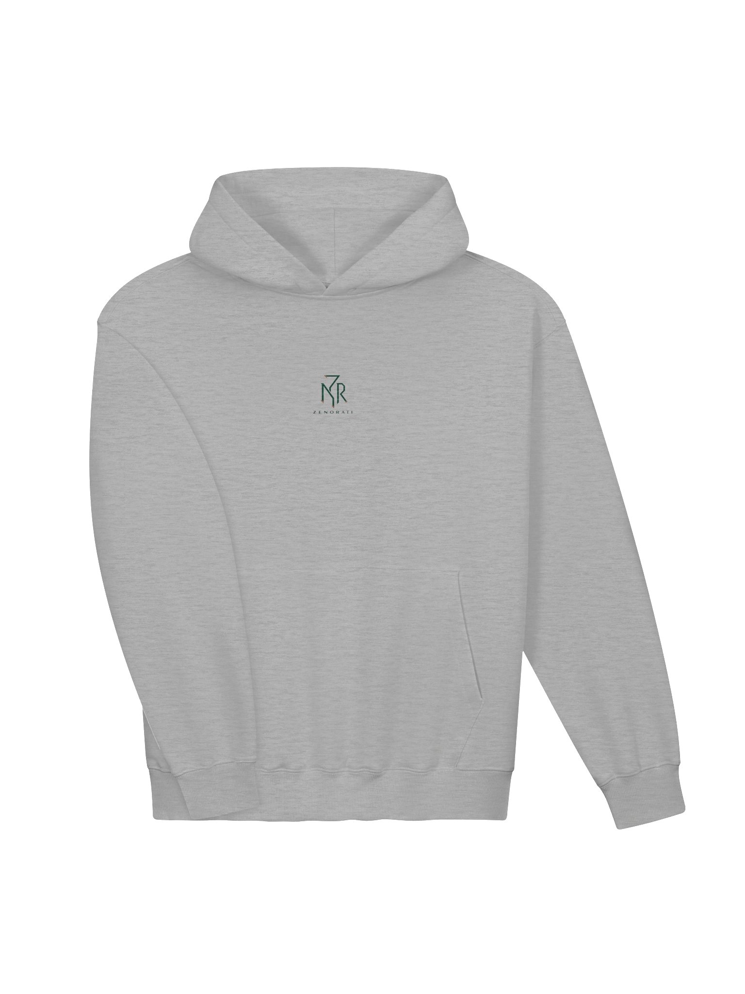 ZENORATI Minimal Logo French Terry Hoodie product image (6)