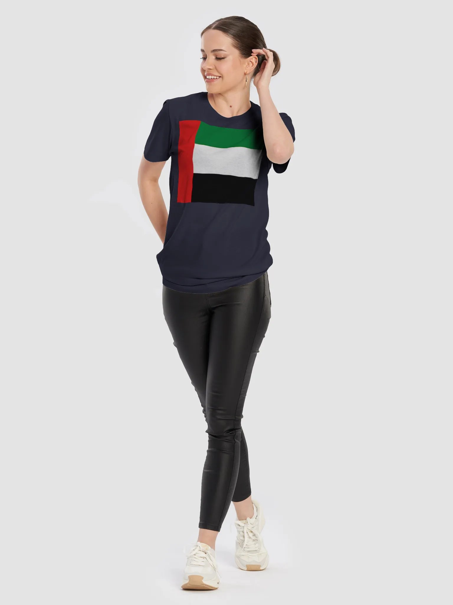 Graphic Grove Patriotic United Arab Emirates Flag Unisex Cotton T-Shirt product image (1)