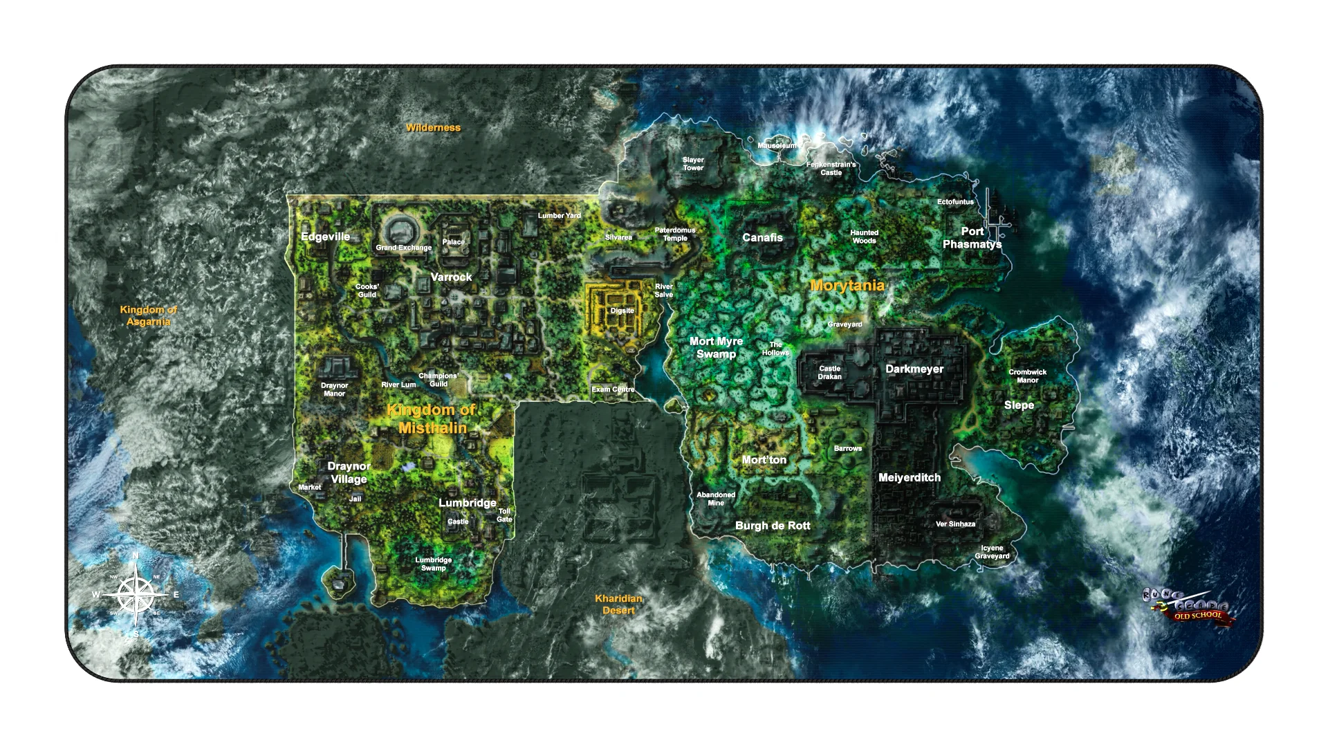 Detailed Misthalin & Morytania Desk Mat product image (6)