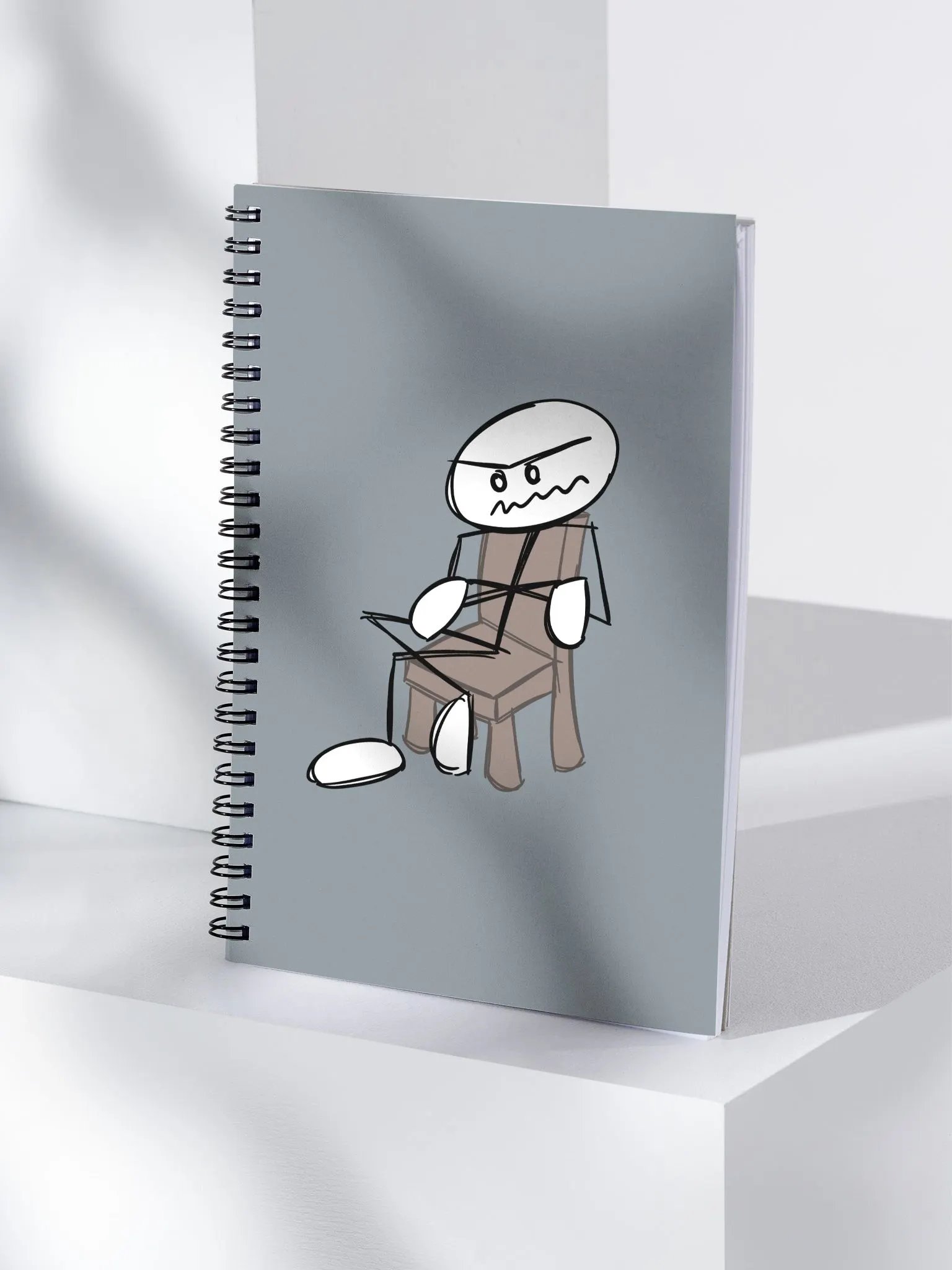 Mr. Grumpy Recalcitrant Man Spiral Notebook product image (4)