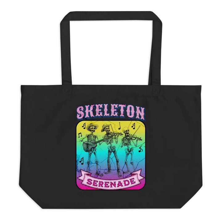 Skeleton Serenade Tote Bag product image (1)