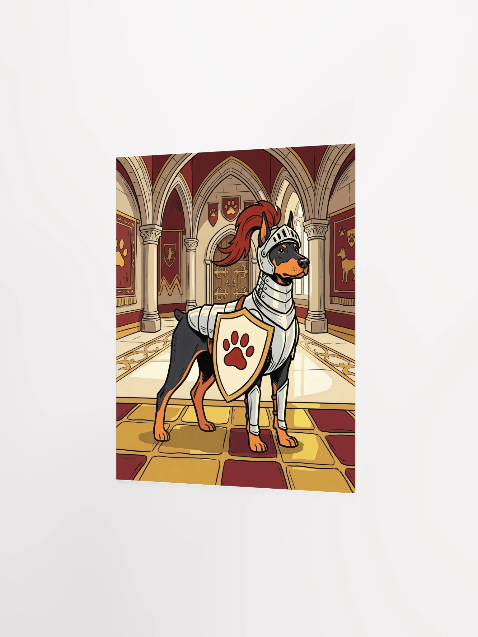 Knight Doberman Poster product image (26)