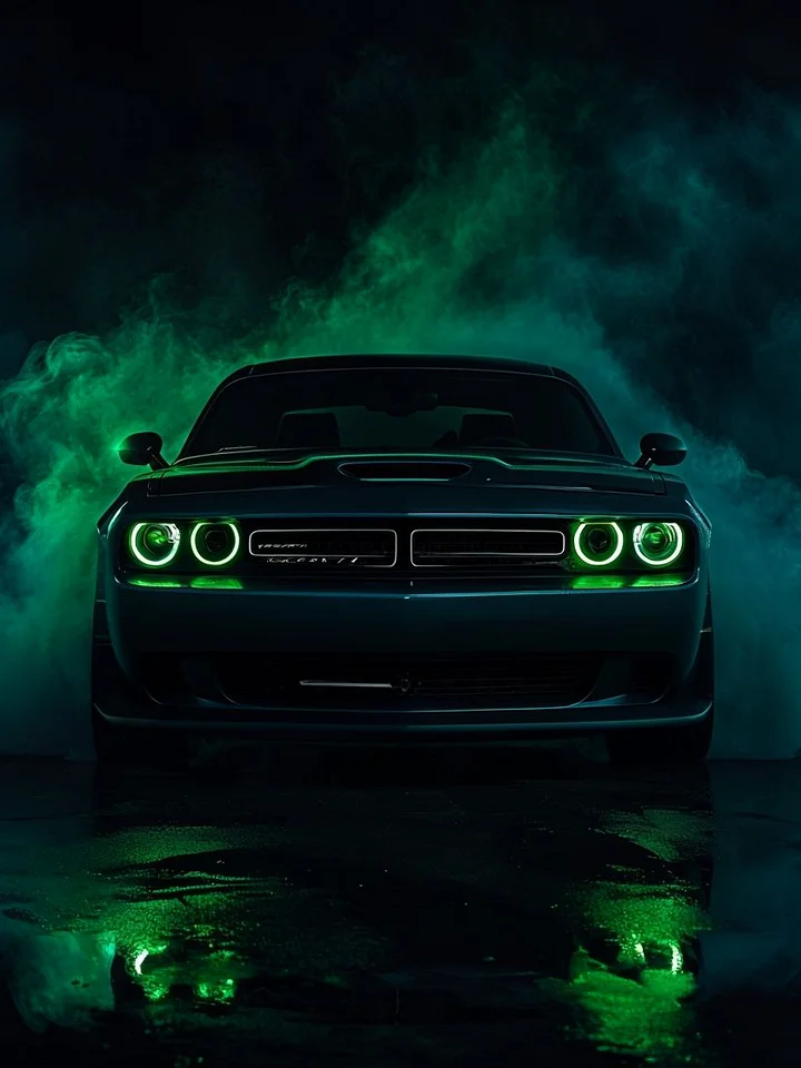Neon Dream Car Framed Poster product image (1)