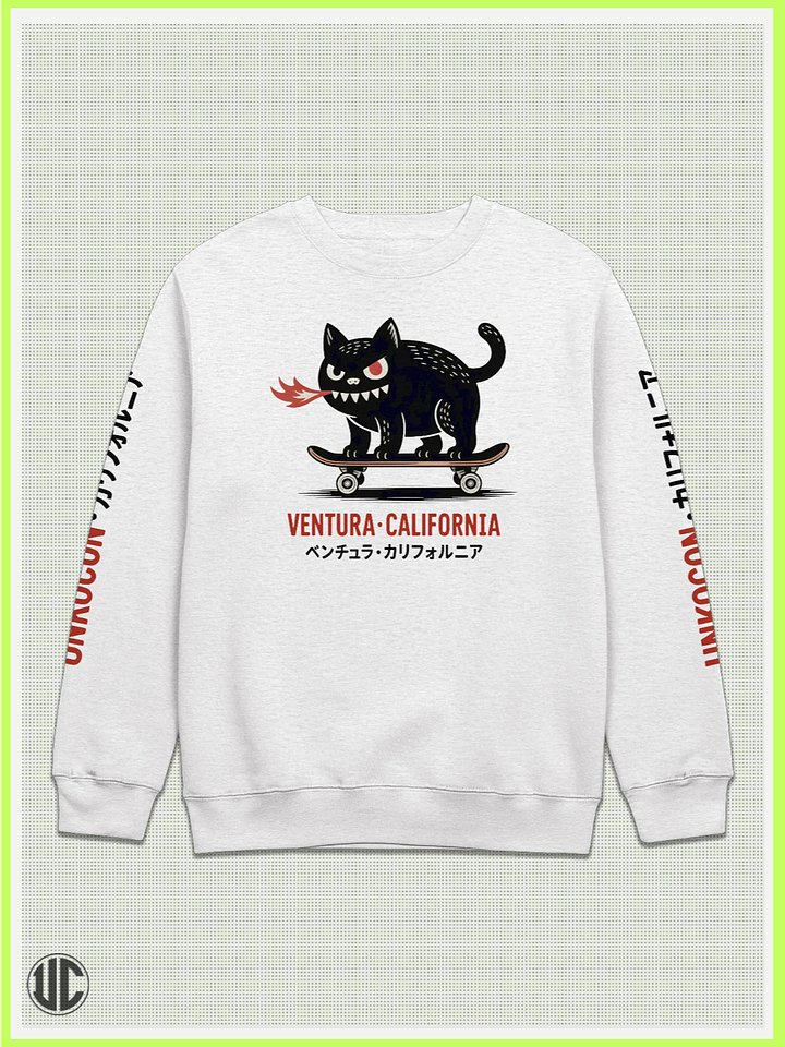 UnkoCon – Ventura CA Skater Crew Neck Sweatshirt product image (1)